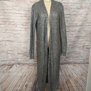 White House Black Market Sparkle Duster Cardigan